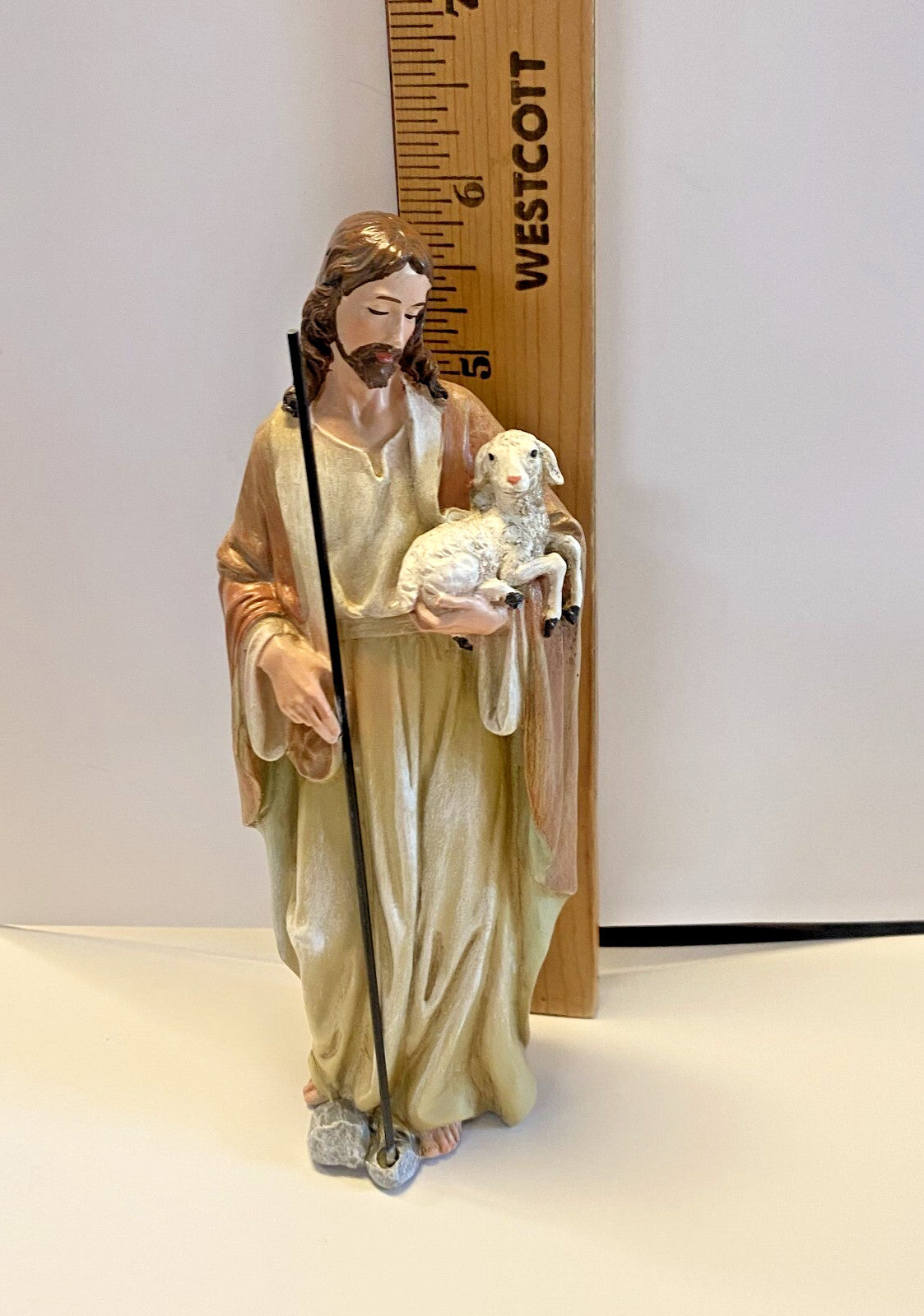 Good Shepherd 6.25" Statue, New #RM-47 - Journeys of Faith