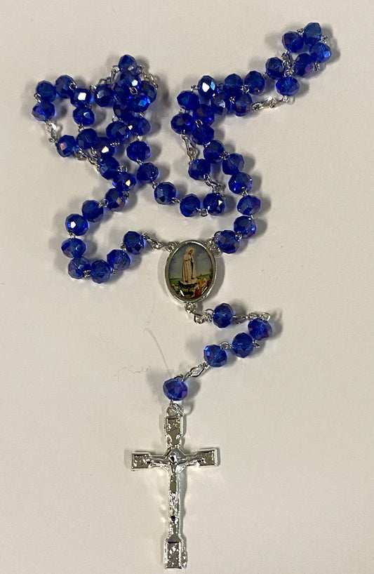 Our Lady of Fatima Handmade  Rosary, New from Colombia #L061 - Journeys of Faith