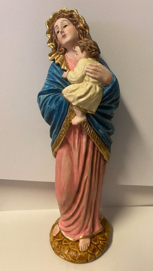 Blessed Mother & Child Jesus(Madonna of the Streets) 8" Statue, New Colombia - Journeys of Faith