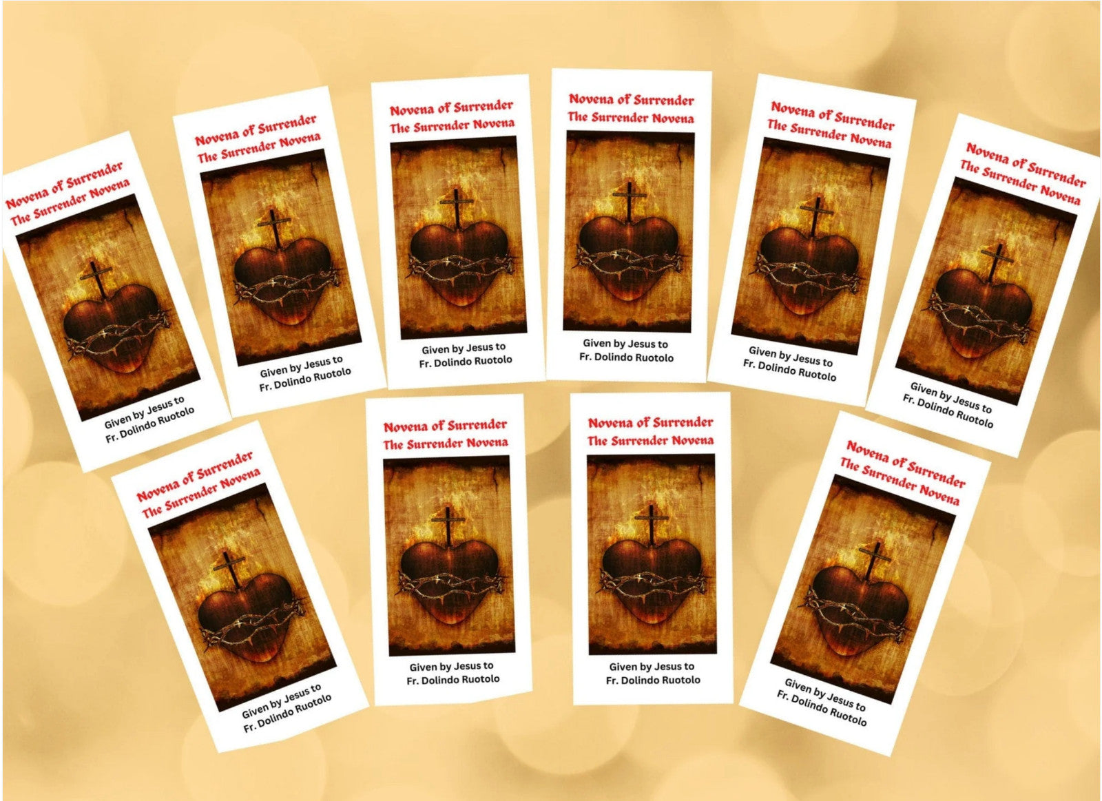 Surrender Novena to the Will of God Trifold Holy Card Packages - Journeys of Faith