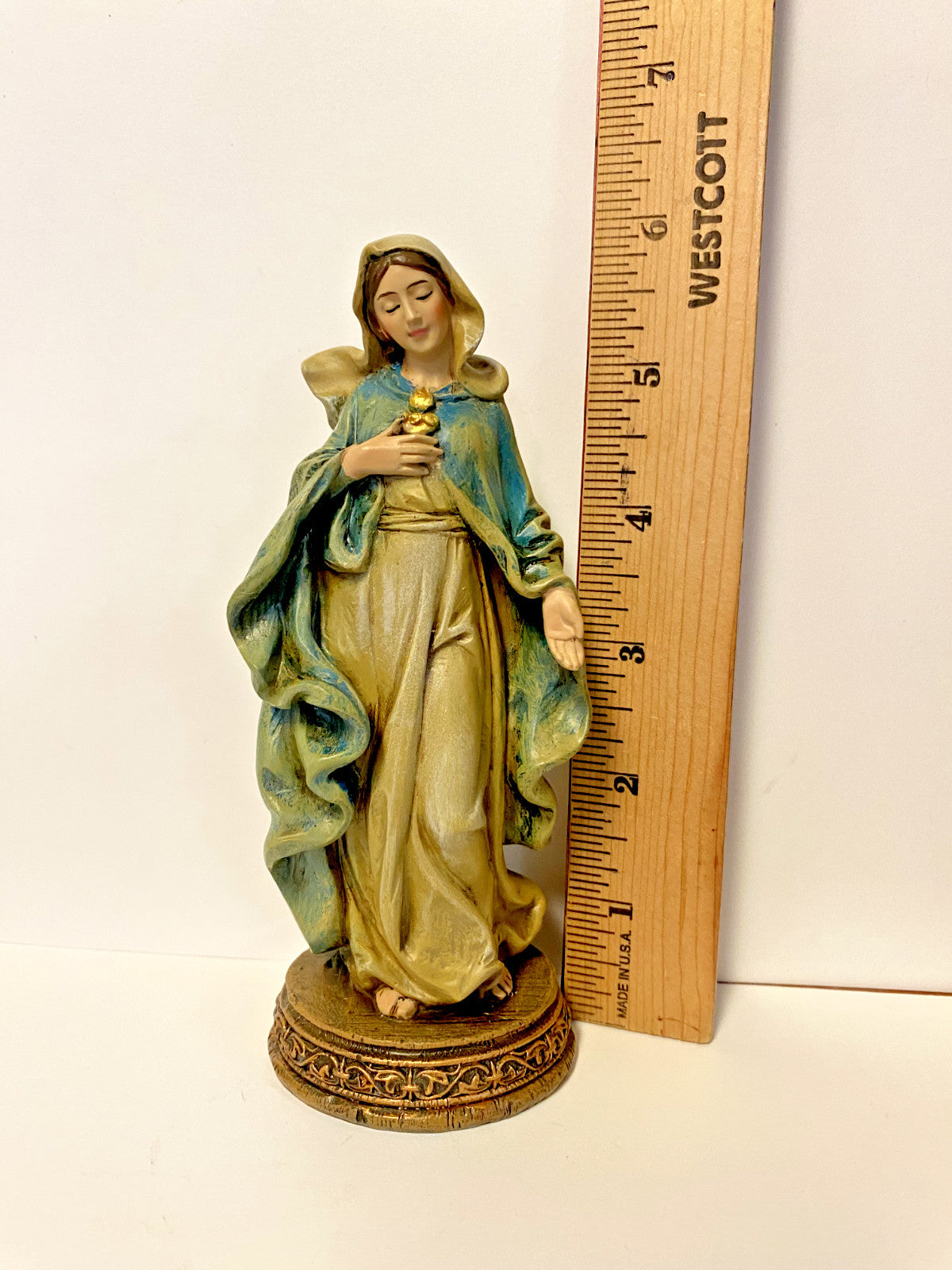 Our Lady of Grace 6" Statue, New #AB-188 **LAST ONE** - Journeys of Faith