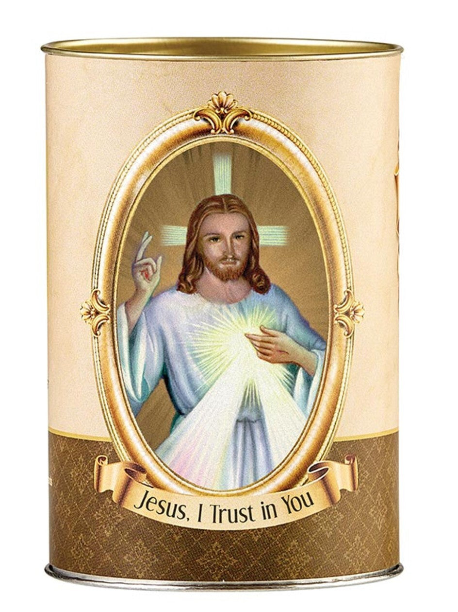 Divine Mercy 3.50" Votive Candle, New #AB-222 - Journeys of Faith