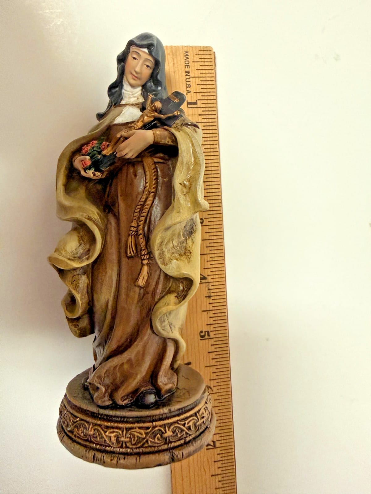 Saint Therese of Lisieux 6 Inch Resin Stone Mix Statue AB-118 Journeys of Faith Collectibles:Religion & Spirituality:Christianity:Statues & Figures