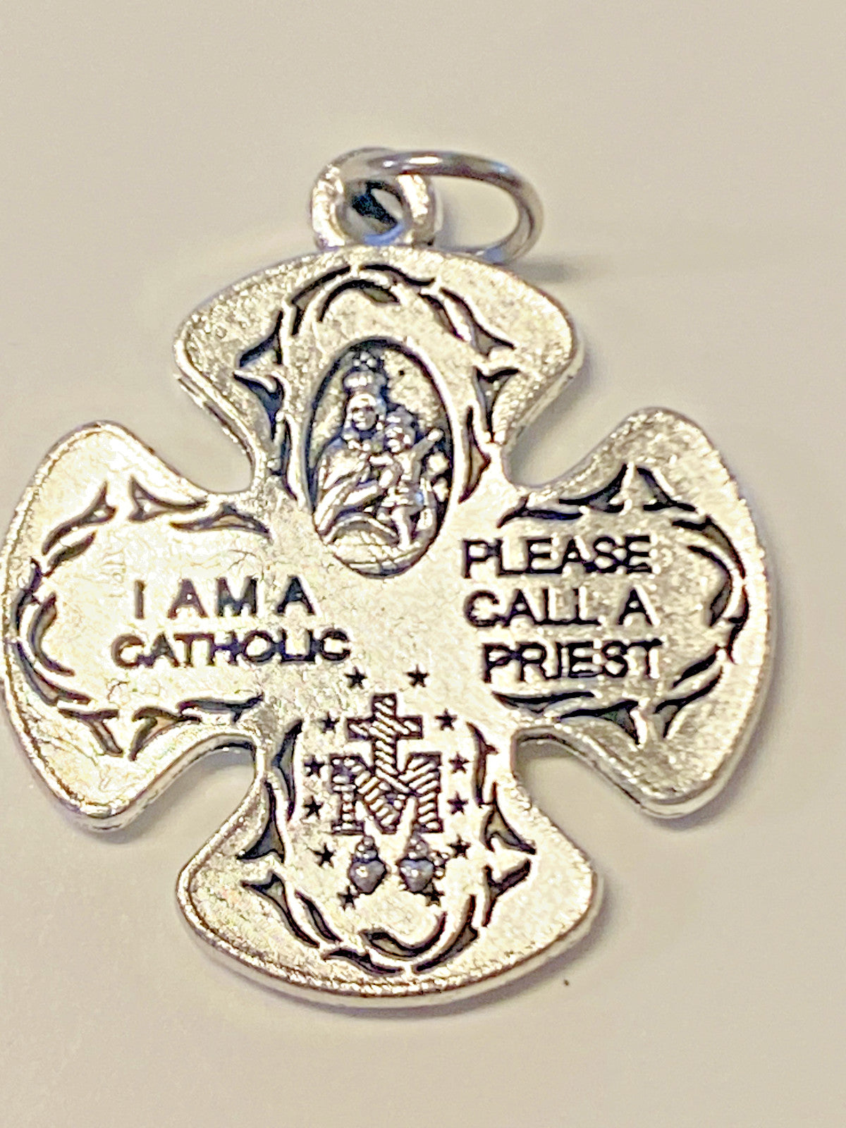 Four Way Cross Pendant, 1" New, #MD-001