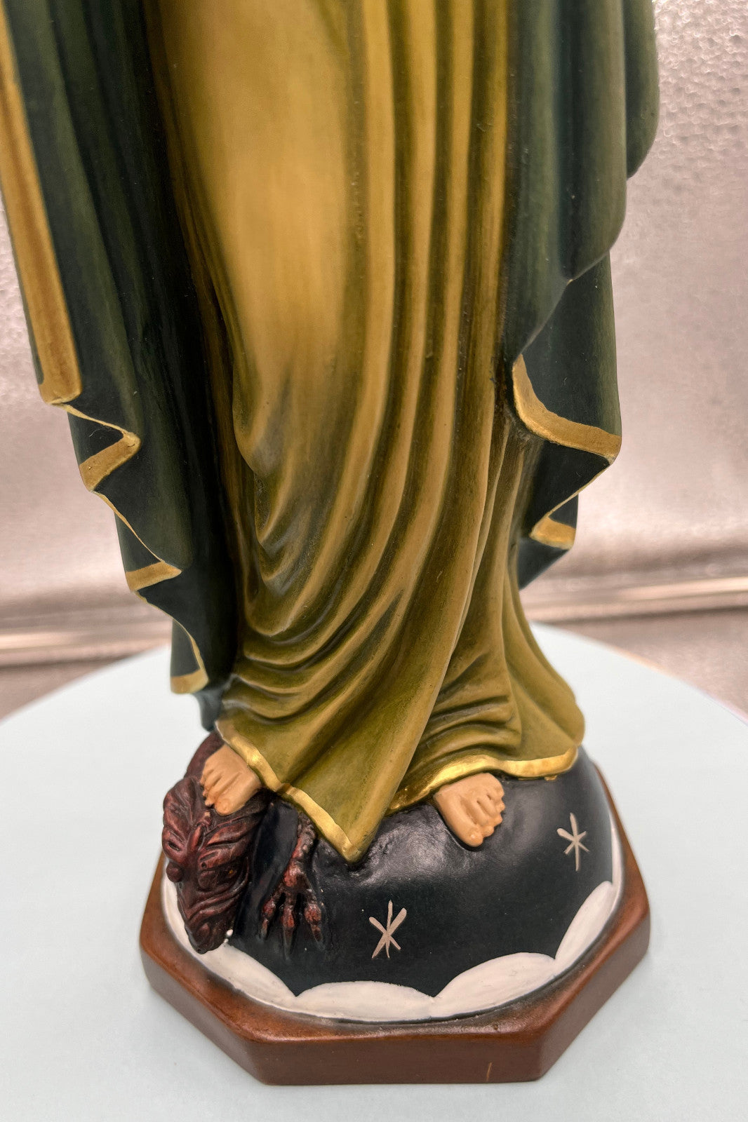 12 inch Flame of Love Statue hand made in Colombia #F001 - Journeys of Faith