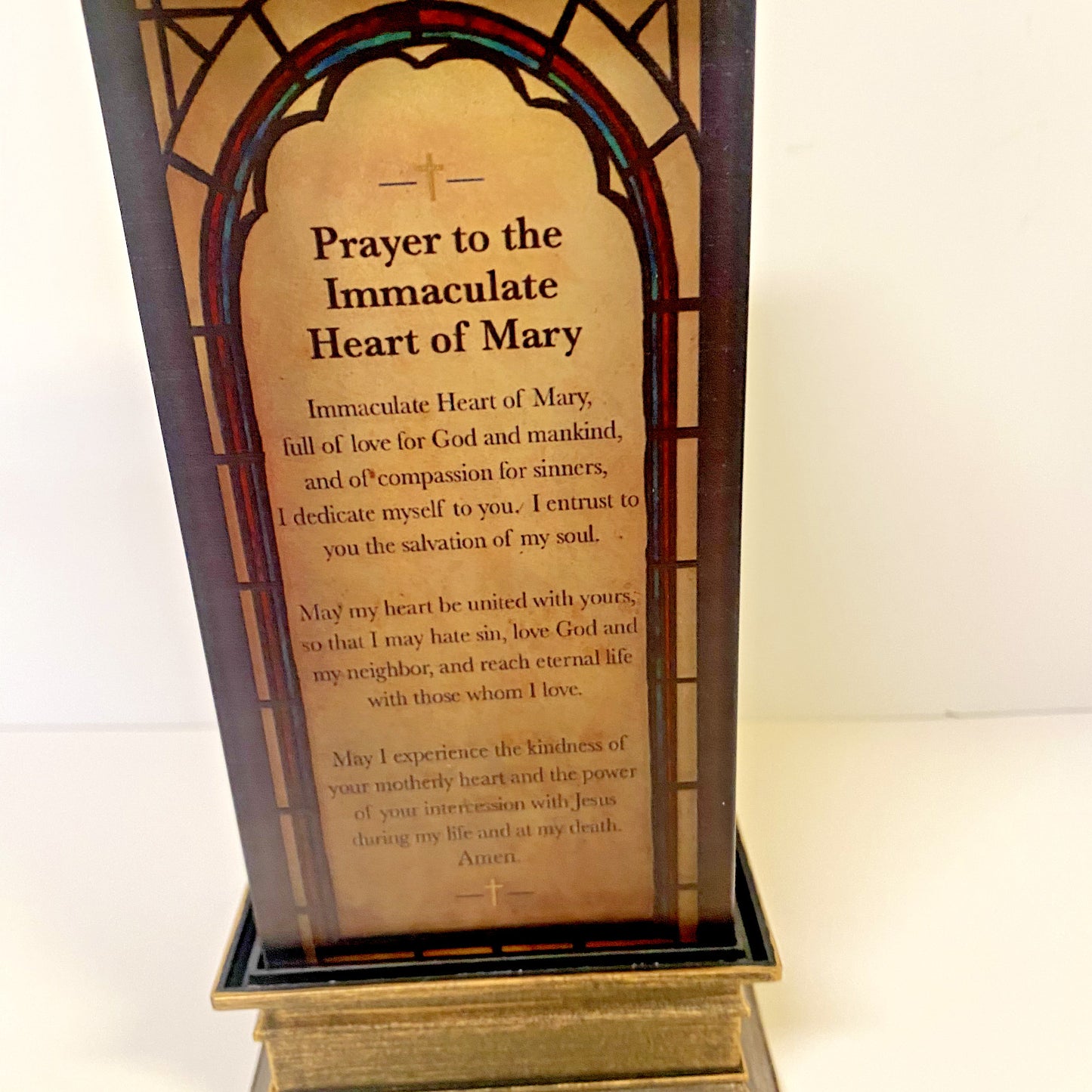 Immaculate Heart Of Mary 11" LED Lantern, New #RM-035 - Bob and Penny Lord