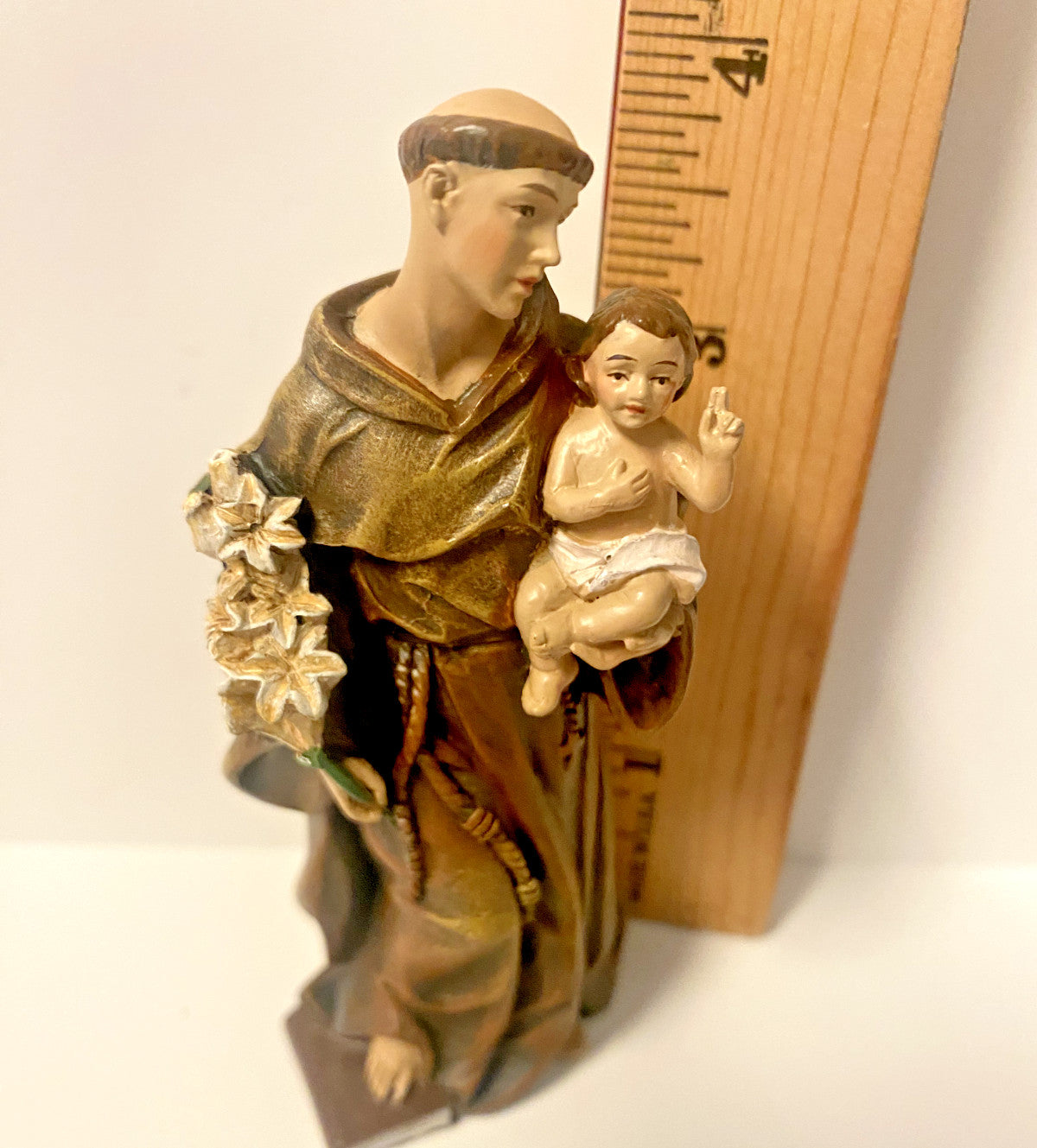 Saint Anthony of Padua Small 4" Statue, New #AB-100 - Journeys of Faith