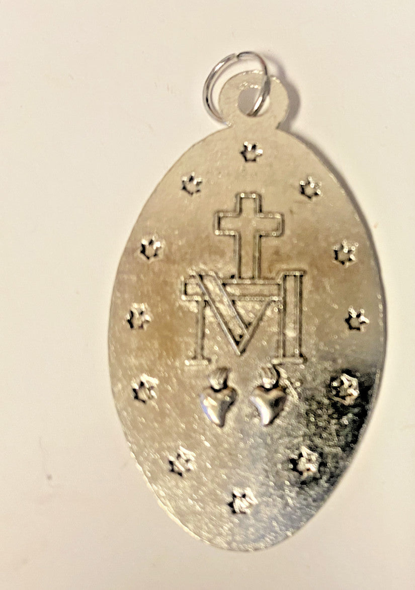 Our Lady of Grace Small Image Card + 2" Medal , New #GFTSHP - Journeys of Faith