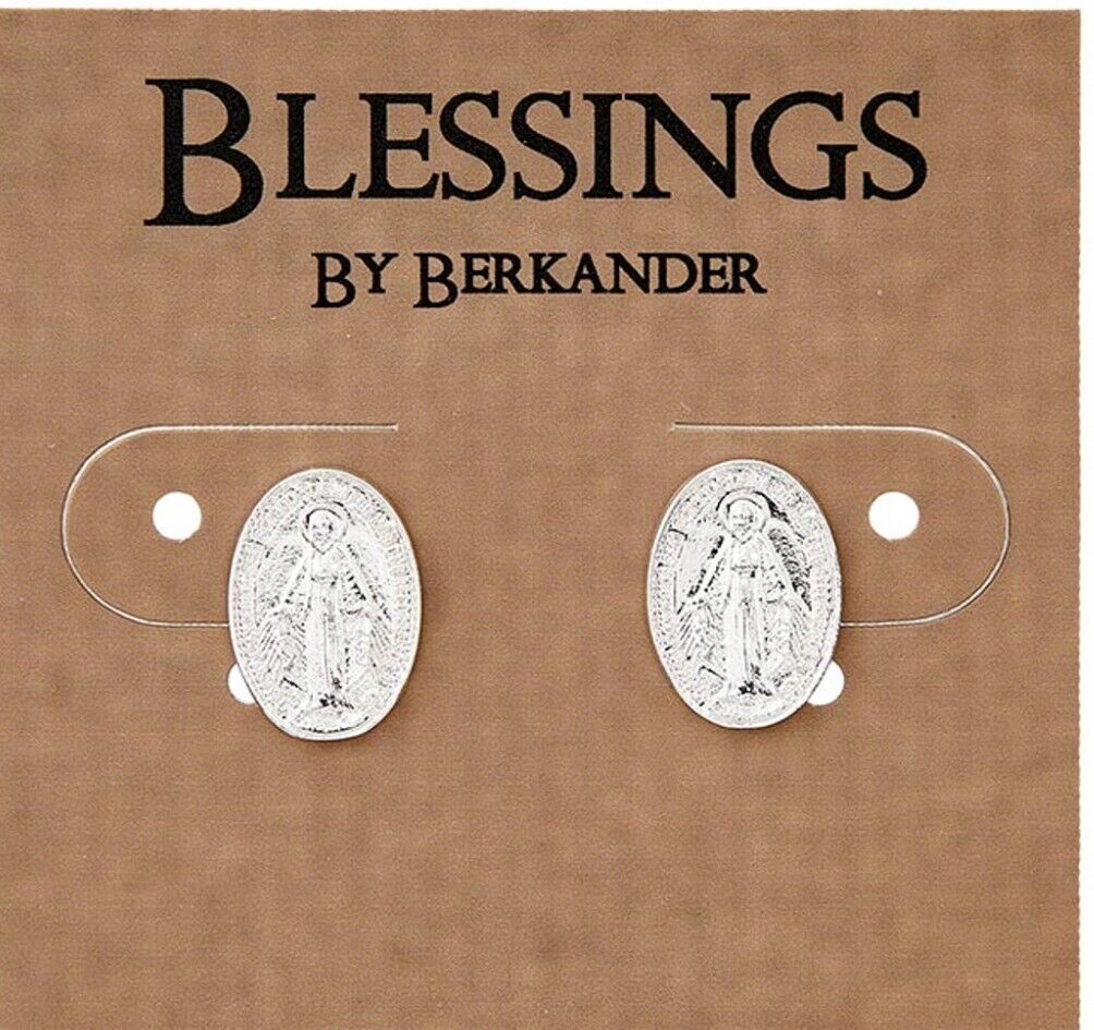 MIraculous Medal Stud Earrings, New #MD-052