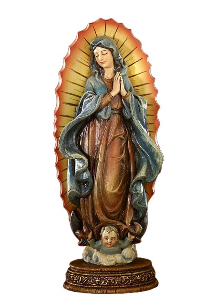 Our Lady of Guadalupe 6.25" Statue, New #AB-105 - Journeys of Faith