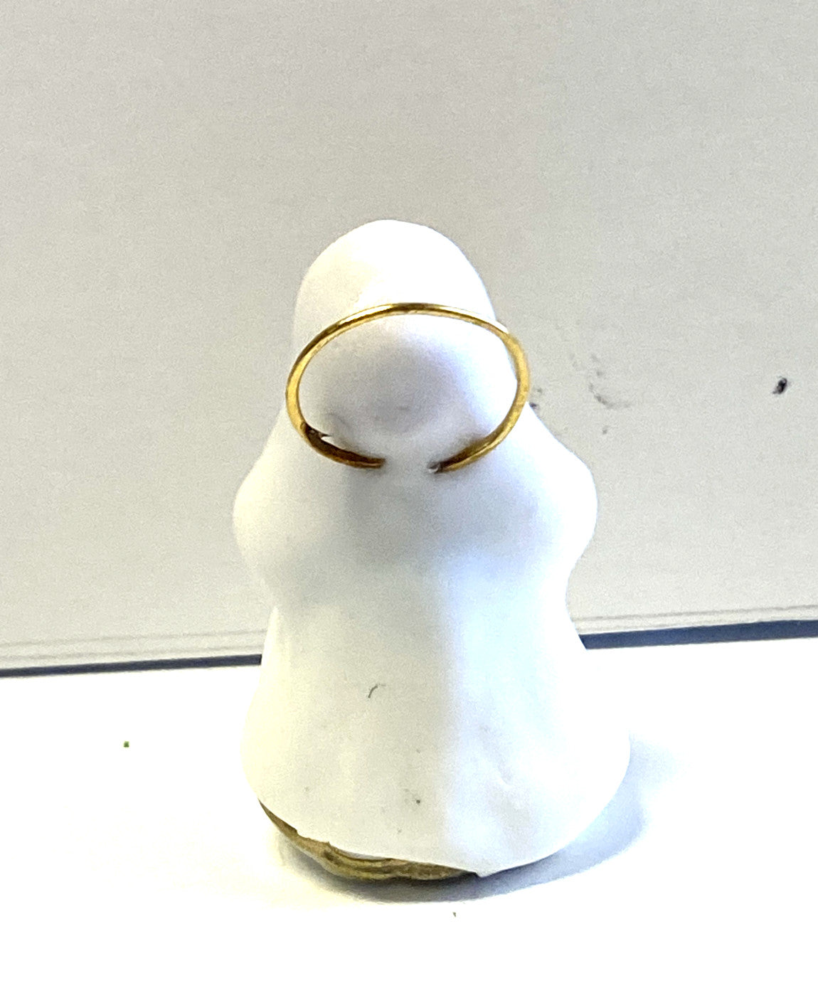 Our Lady of Lourdes Miniature 1.75" Statue, New from Colombia #053