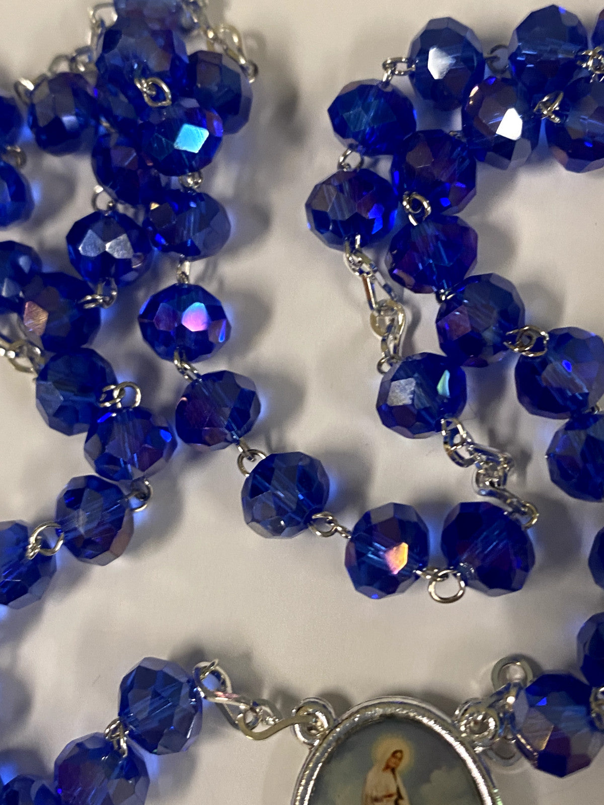 Our Lady of Fatima Handmade Rosary, New from Colombia #L061