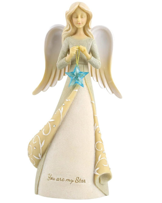 Foundations by Enesco 7.5"  " You are my star" Angel, New - Journeys of Faith