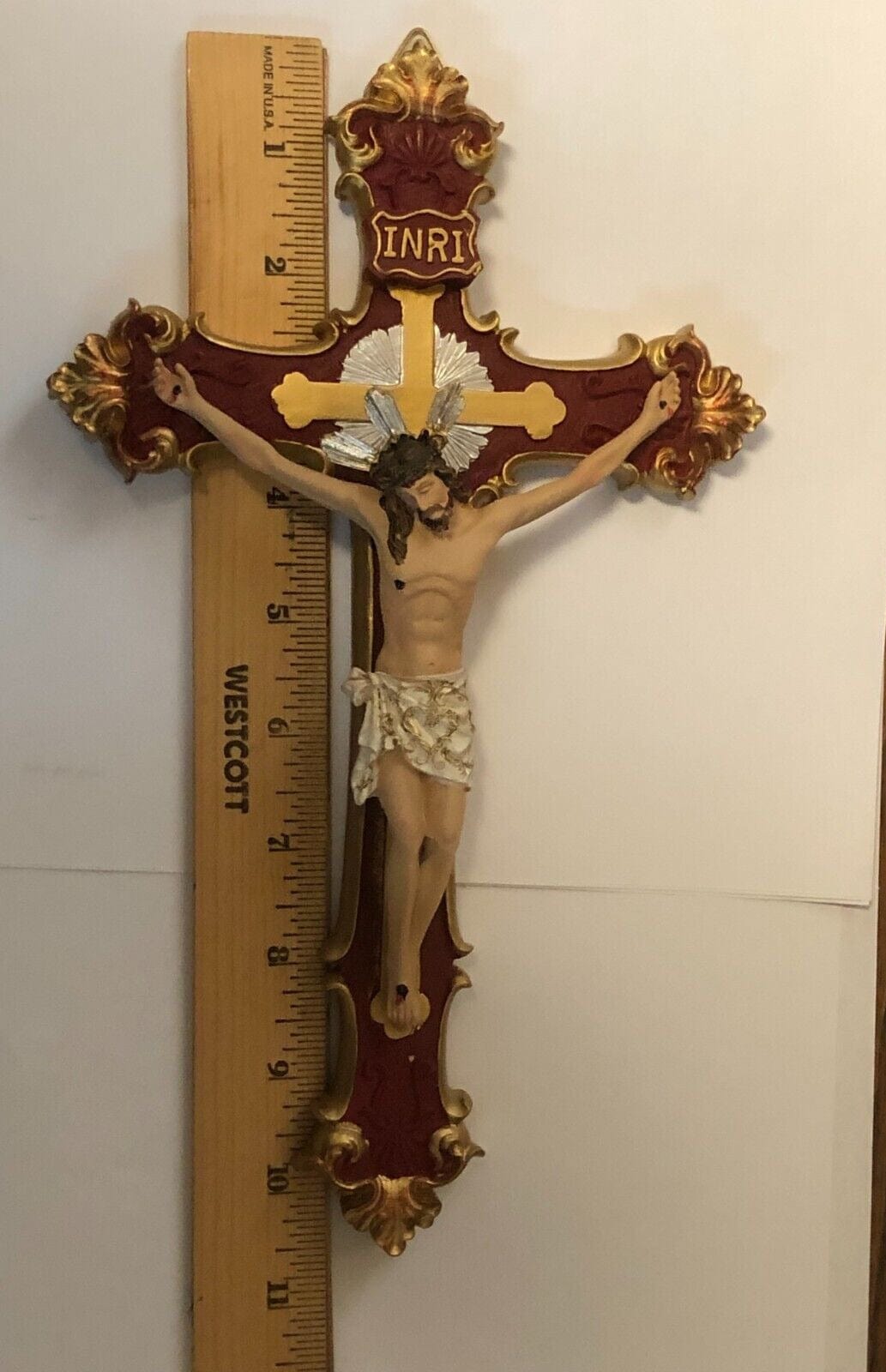 Wall Ornate Crucifix 10.50, New - Bob and Penny Lord