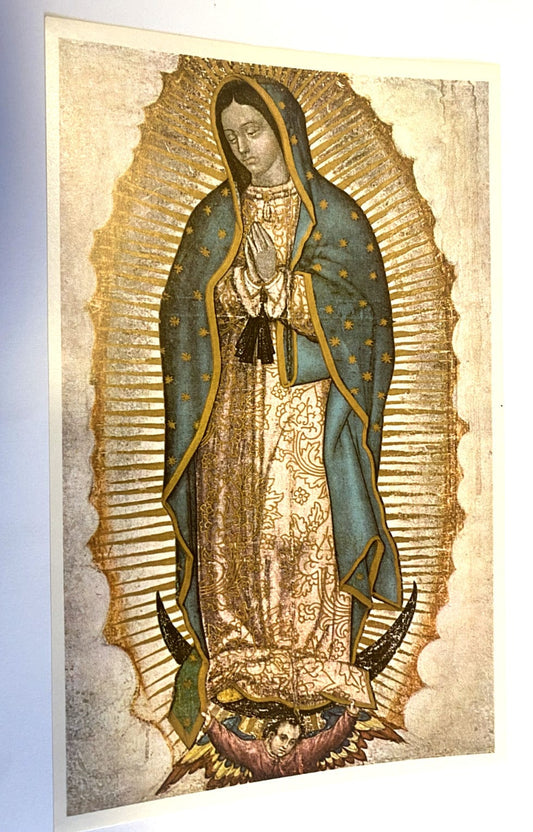 Our Lady of Guadalupe Image 9  x 5.50", New - Bob and Penny Lord Journeys of Faith