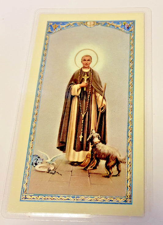 Saint Martin de Porres Laminated Prayer Card, New - Journeys of Faith