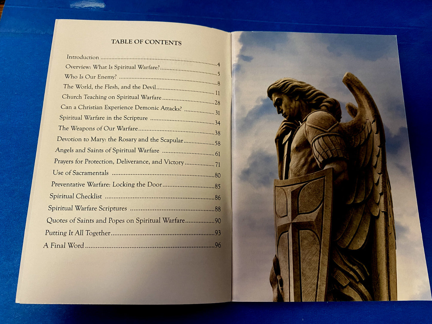 Saint Michael The Archangel Prayer Manual for Spiritual Warfare, New AB-028-3 - Journeys of Faith