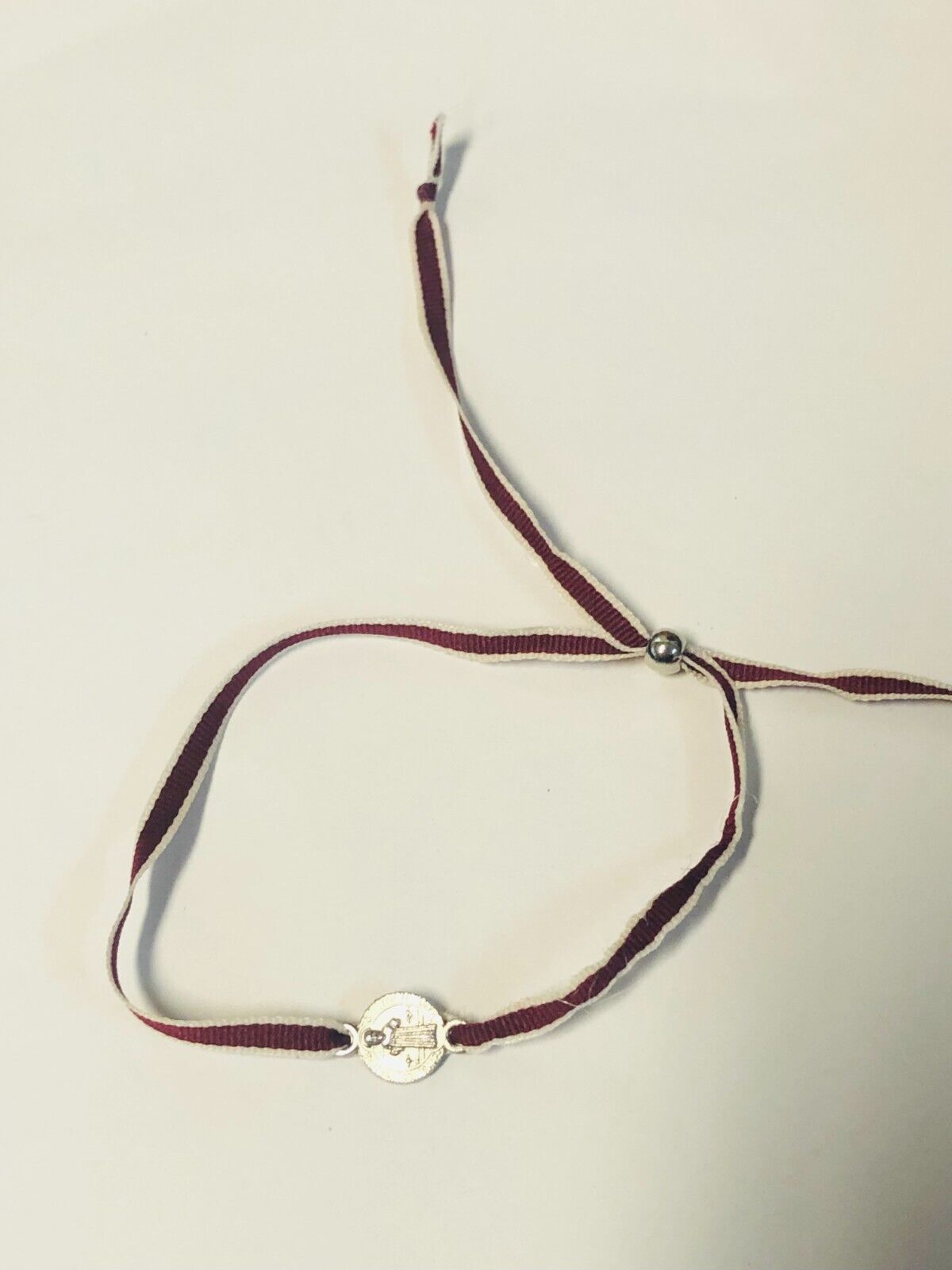 Saint Benedict Ribbon Adjustable Bracelet 8", New - Bob and Penny Lord