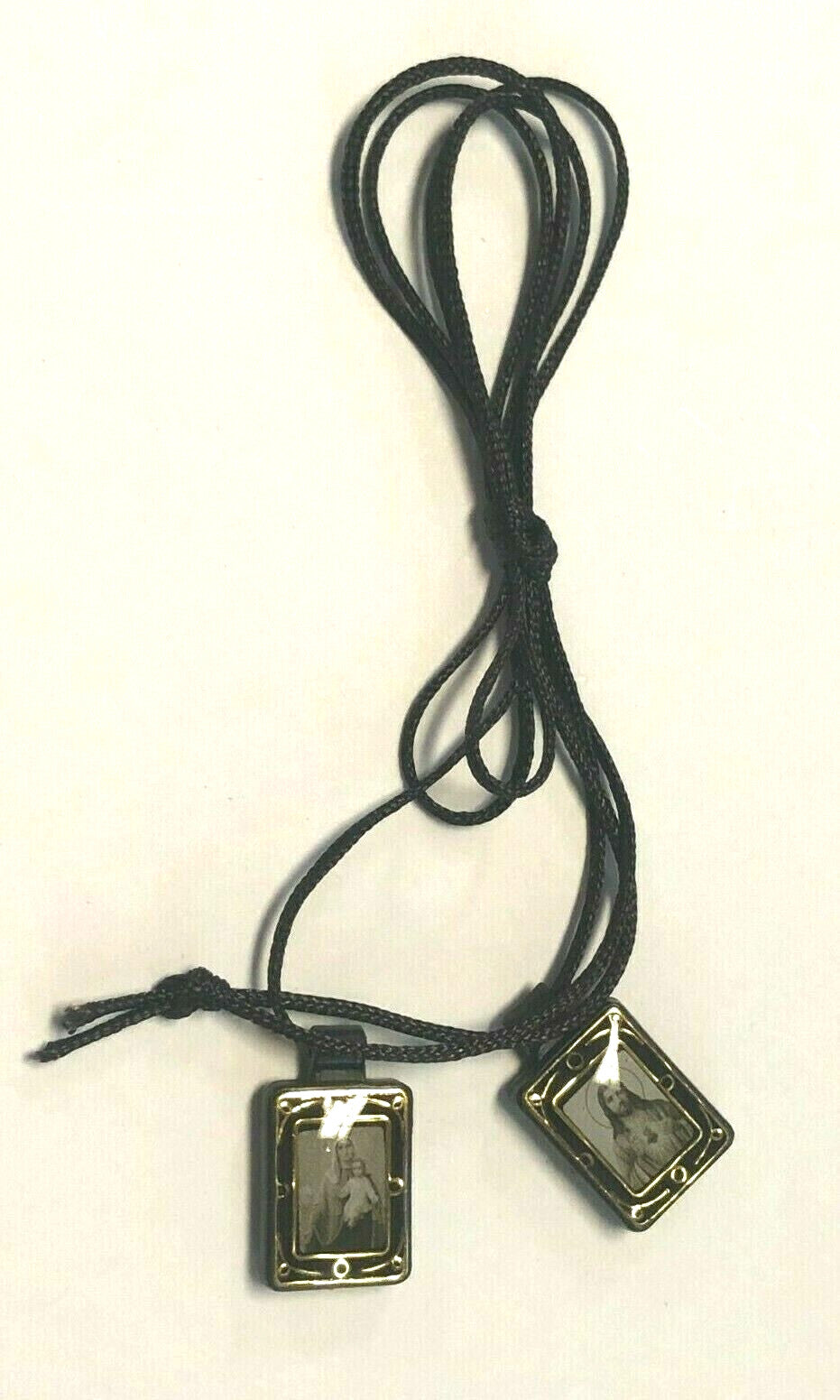 Our Lady of Mount Carmel & Sacred Heart Brown Scapular, New #MD-037