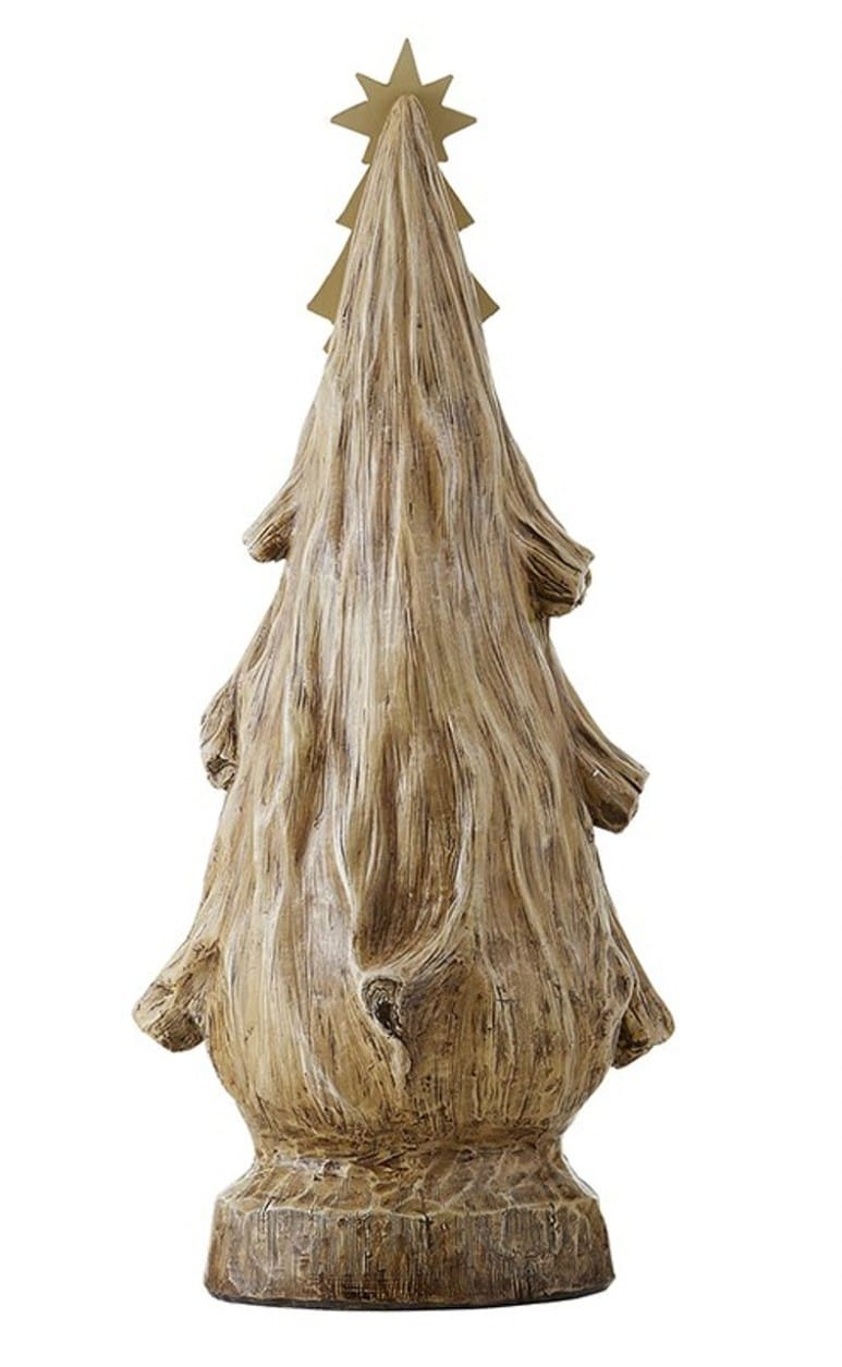 16.5-inch Nativity Tree "Rejoice" collectible figurine, holiday nativity scene with detailed figures, Unbranded seasonal decoration