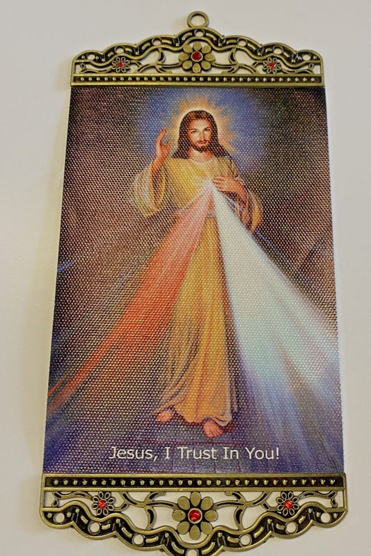 Divine Mercy Small Canvas, New #Gftshp - Journeys of Faith