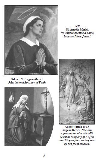 Saint Angela Merici Pamphlet/Minibook, by Bob and Penny Lord, New - Journeys of Faith
