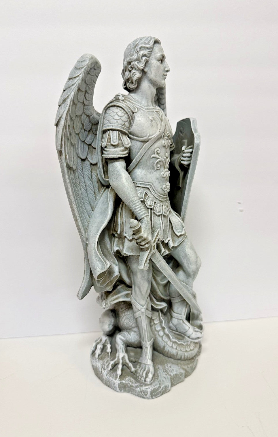 Saint Michael The Archangel 12.25" Statue, New #AB-356-R2 - Journeys of Faith