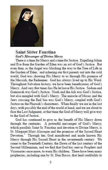 Saint Faustina and Divine Mercy Minibook plus DVD by Bob and Penny Lord, New - Journeys of Faith
