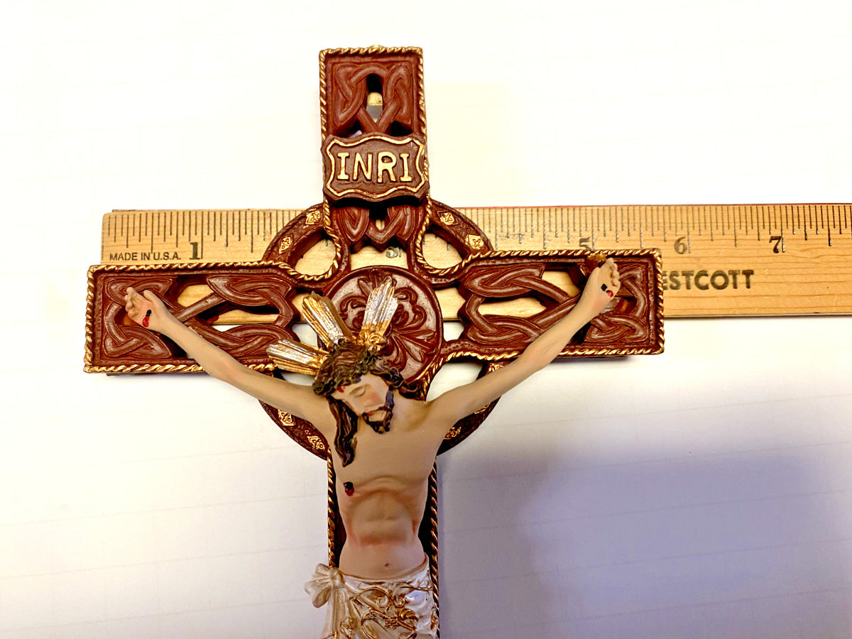 Celtic Wall Crucifix 10", New #AB-134