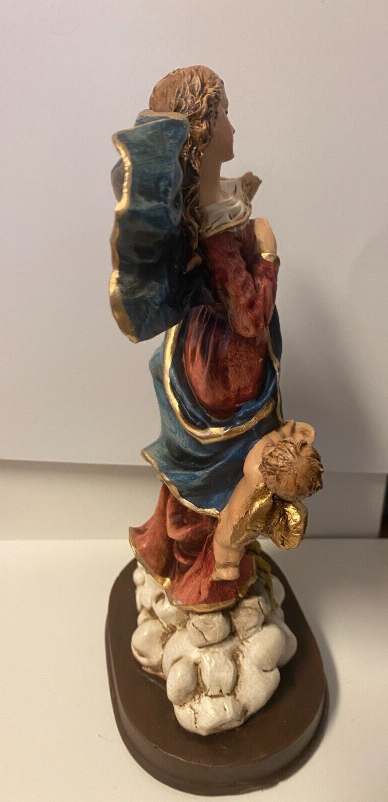 Our Lady Untier (Undoer)of Knots 8" Hand Painted Statue,New from Colombia #L041 - Journeys of Faith