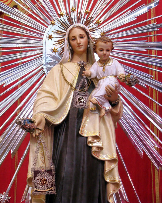 Our Lady of Mount Carmel 8 by 10 Print - Bob and Penny Lord Journeys of Faith
