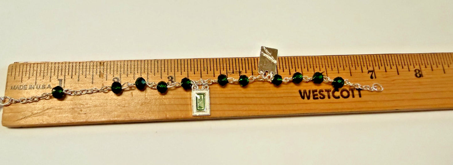 Our Lady of Mount Carmel Scapular Rosary Bracelet, New #Gftshp-154 - Journeys of Faith