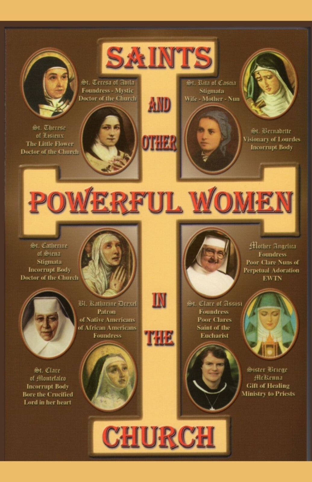 Saints and Other Powerful Women in the Church Book, by Bob and Penny Lord - Journeys of Faith