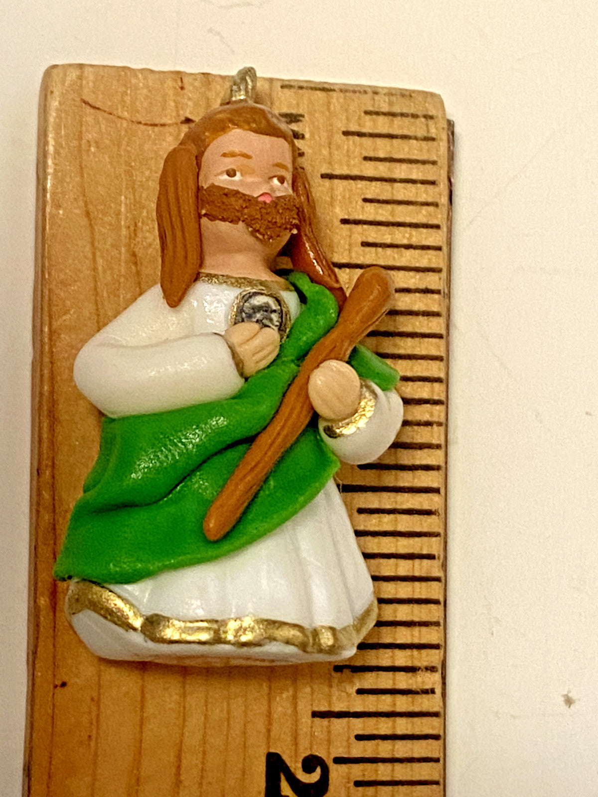 Saint Jude (Patron Saint of Difficult Situations) Miniature 1.75"Statue,New #L047 - Journeys of Faith