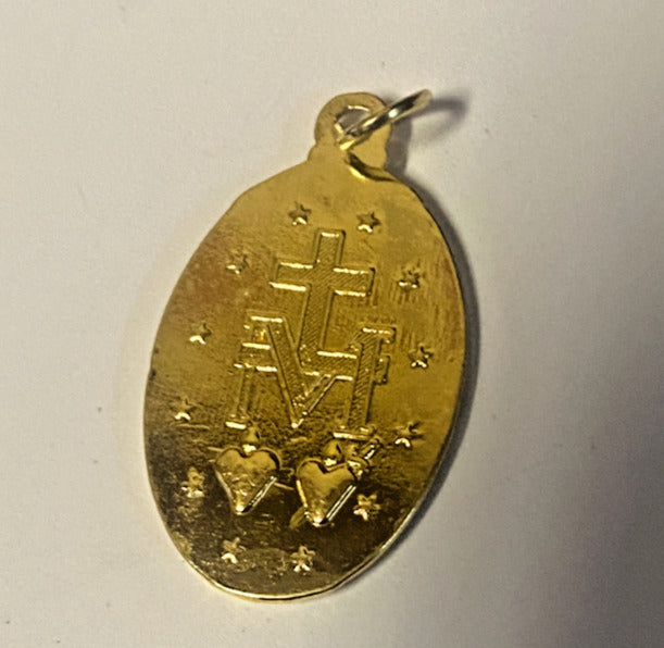 Our Lady of Lourdes & St Bernadette Small Image Card + Medal, New #GFTSHP - Bob and Penny Lord
