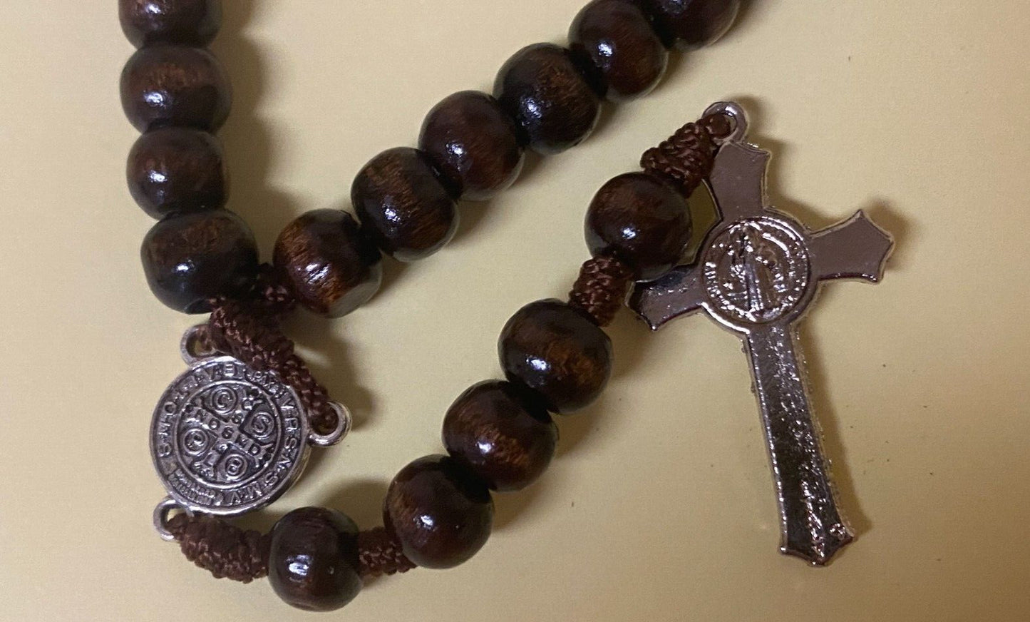 Santo Nino de Atocha Wood Rosary Box with Rosary, New from Colombia L030 - Journeys of Faith