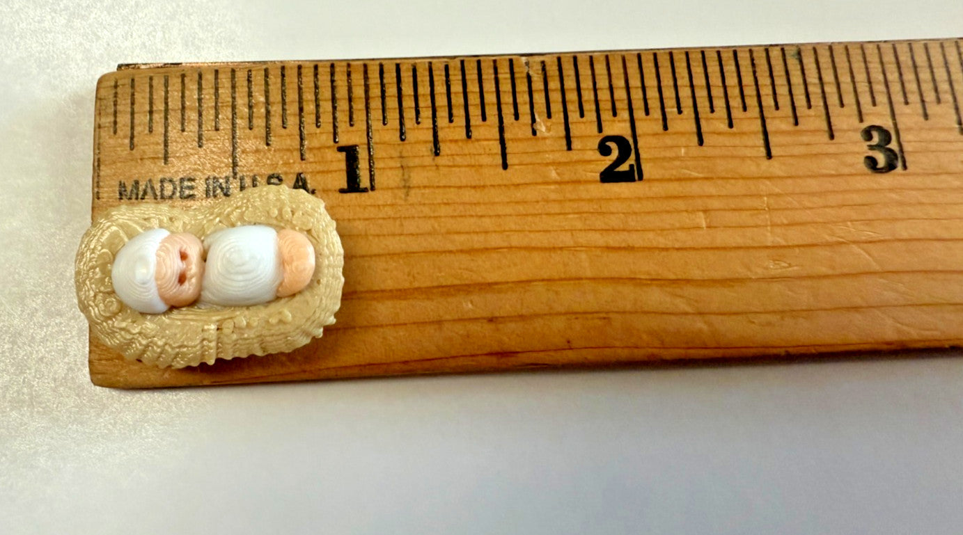 Children's 10 pc Miniature Nativity Scene, Handmade, New #Gftshp-91