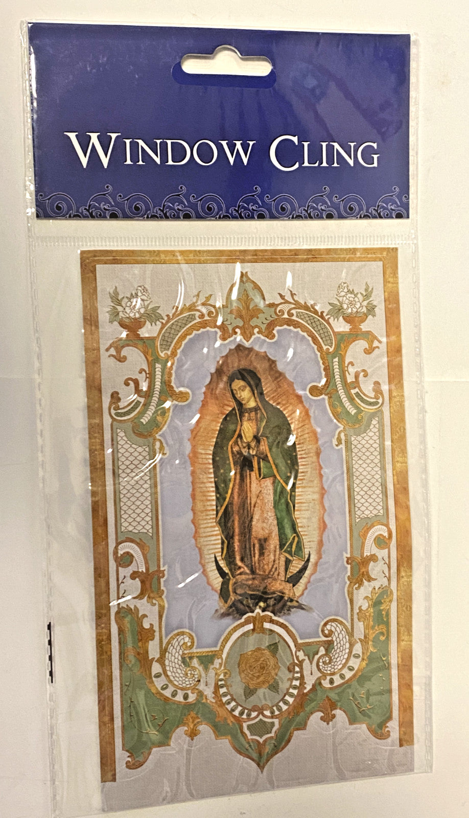 Our Lady of Guadalupe Window Cling, New # AB-045 - Journeys of Faith