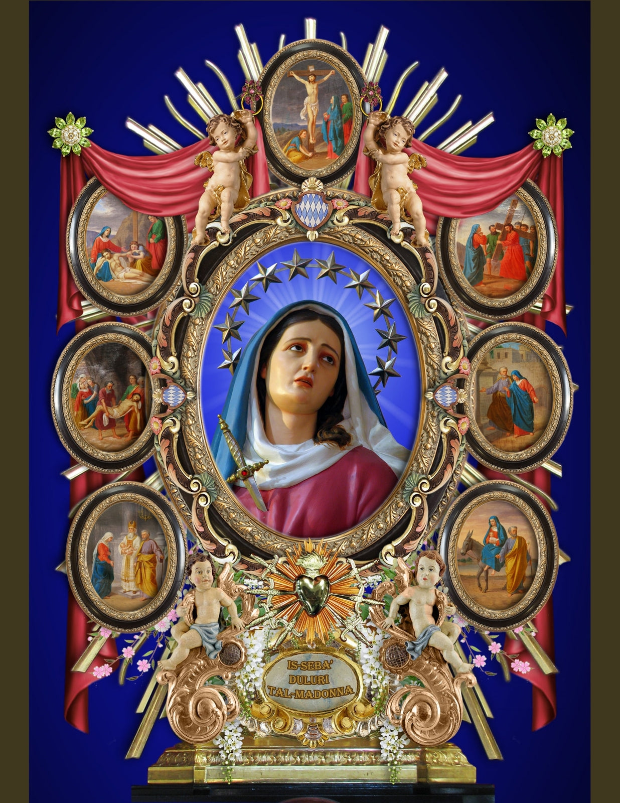 Sorrowful Mother 8 by 10 Print - Journeys of Faith