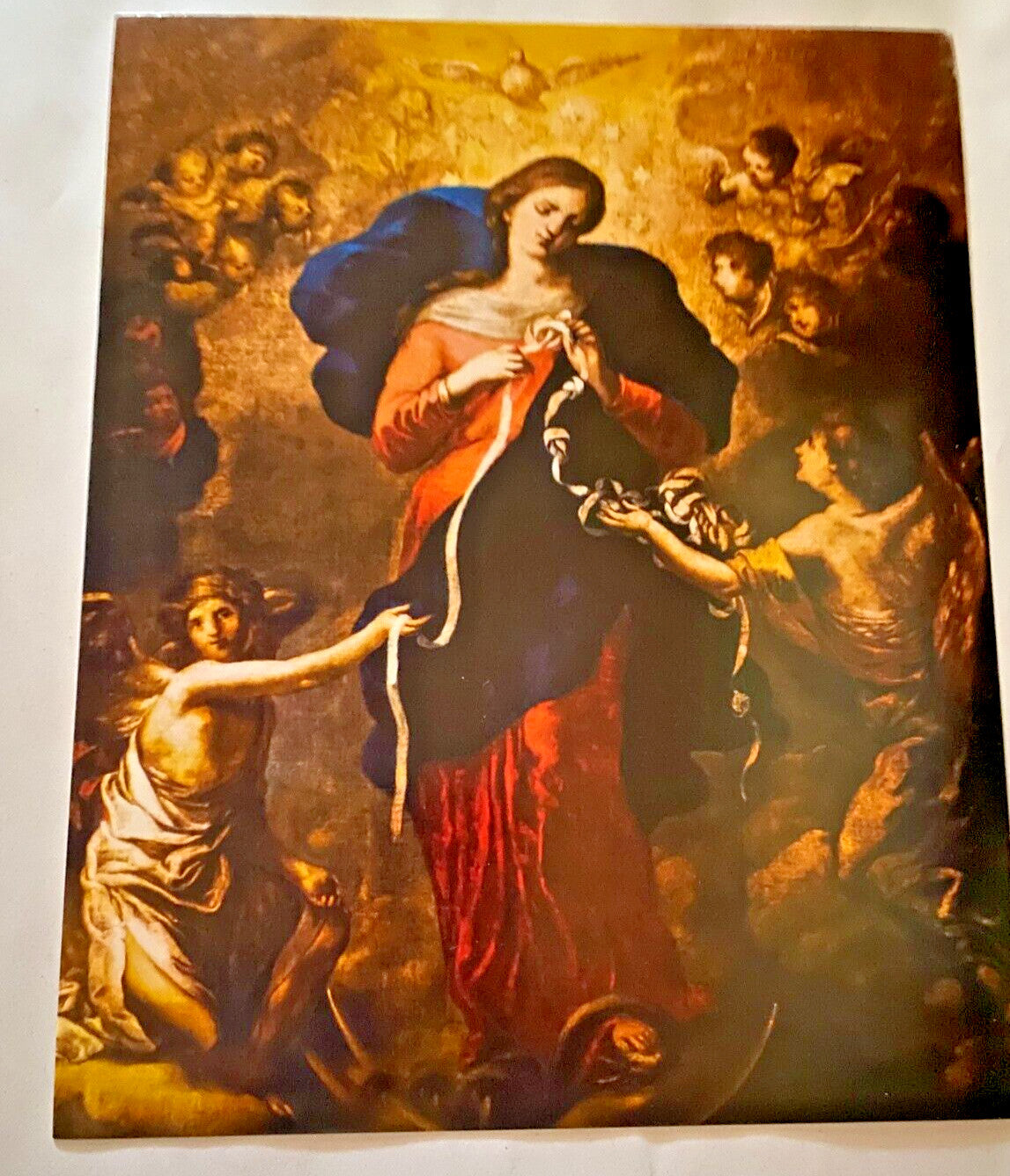 Our Lady Undoer (Untier) of Knots 11" X 14" Poster, New. AB-067 - Journeys of Faith