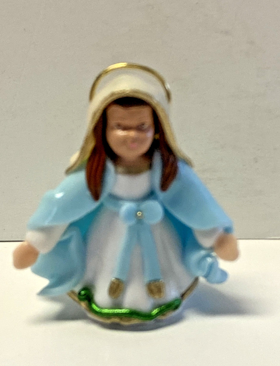 Our Lady of the Miraculous Medal Miniature 1.50" Statue, New From Colombia #L043
