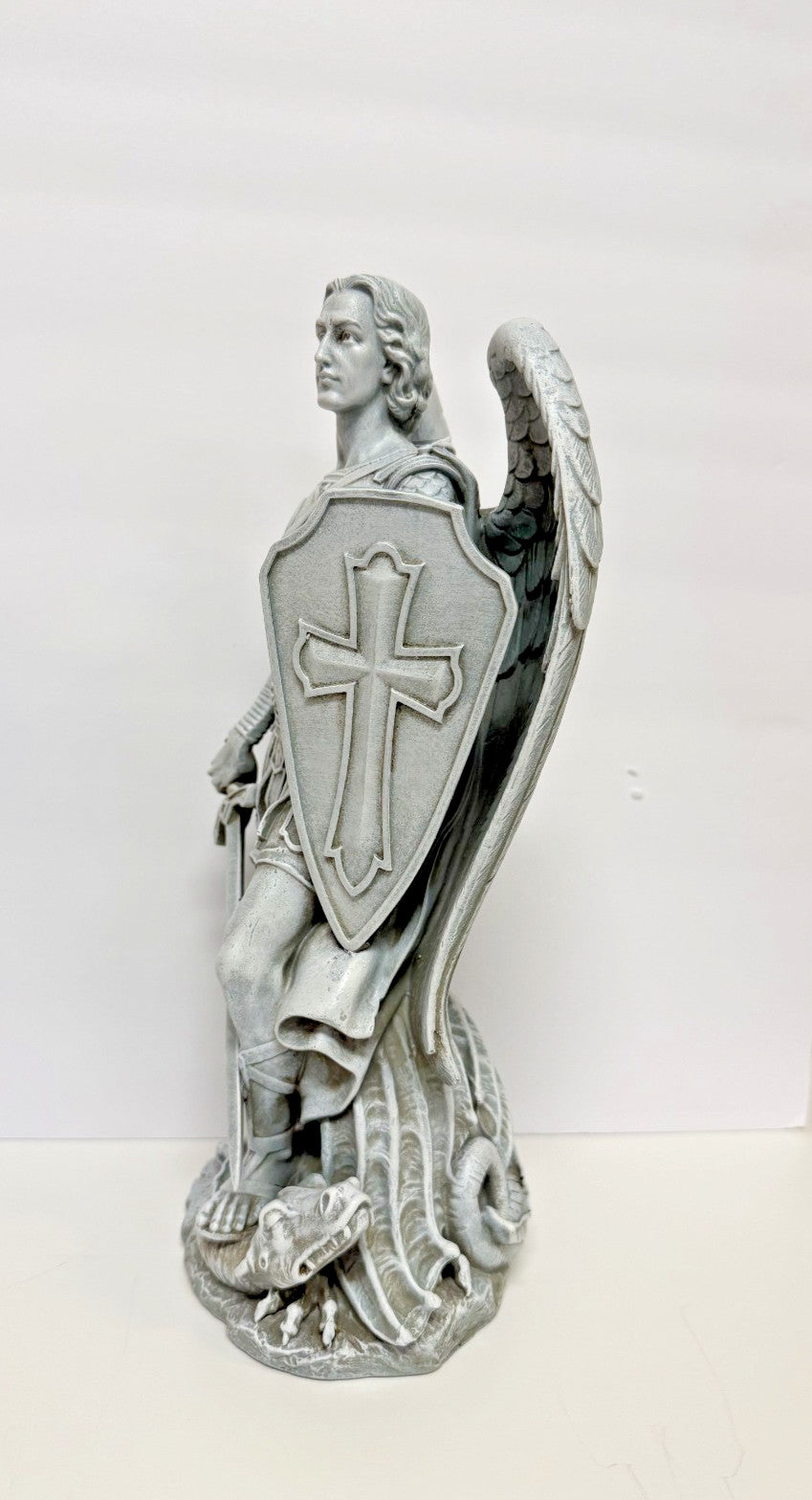 Saint Michael The Archangel 12.25" Statue, New #AB-356-R2 - Journeys of Faith