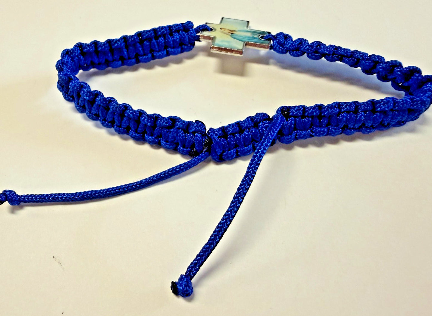 Our Lady of Grace Royal Blue Cord Bracelet, New #Gftshp-140 - Journeys of Faith
