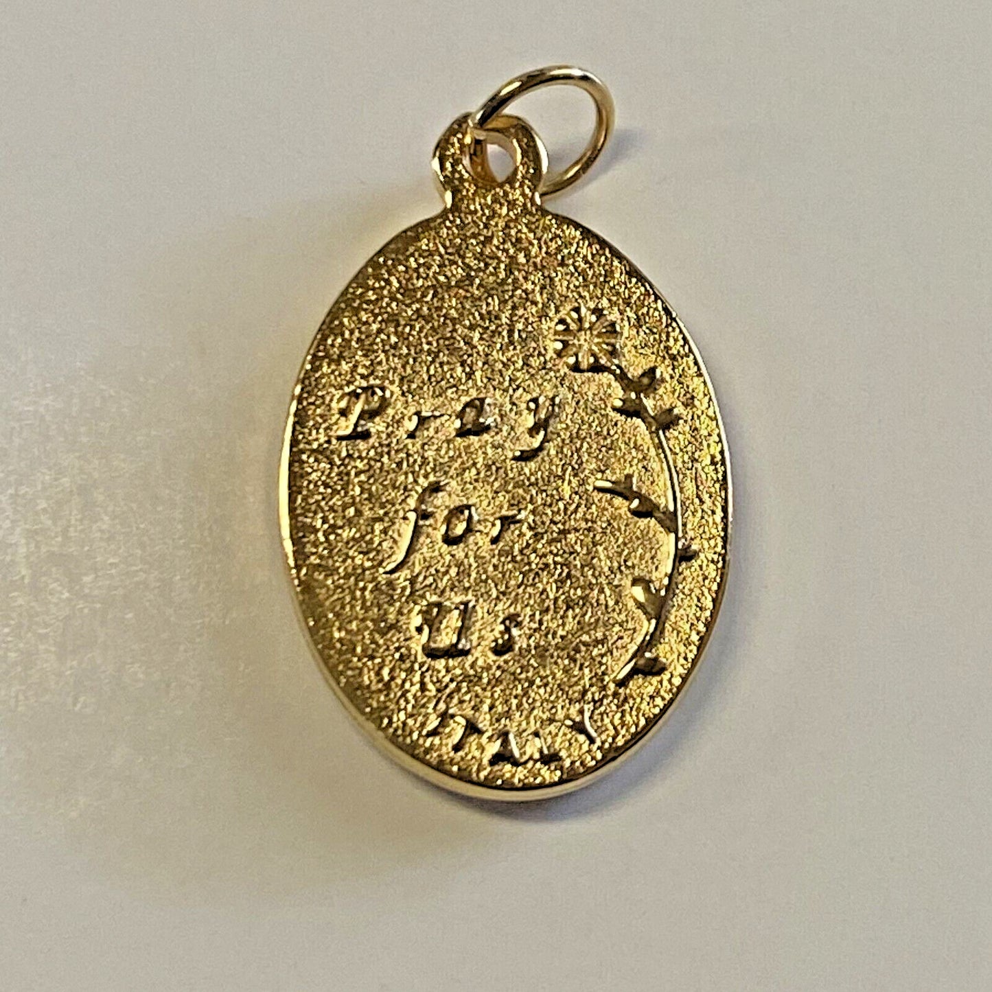Saint Michael the Archangel Gold & Silver Oval Medal, New #MD-023 - Journeys of Faith