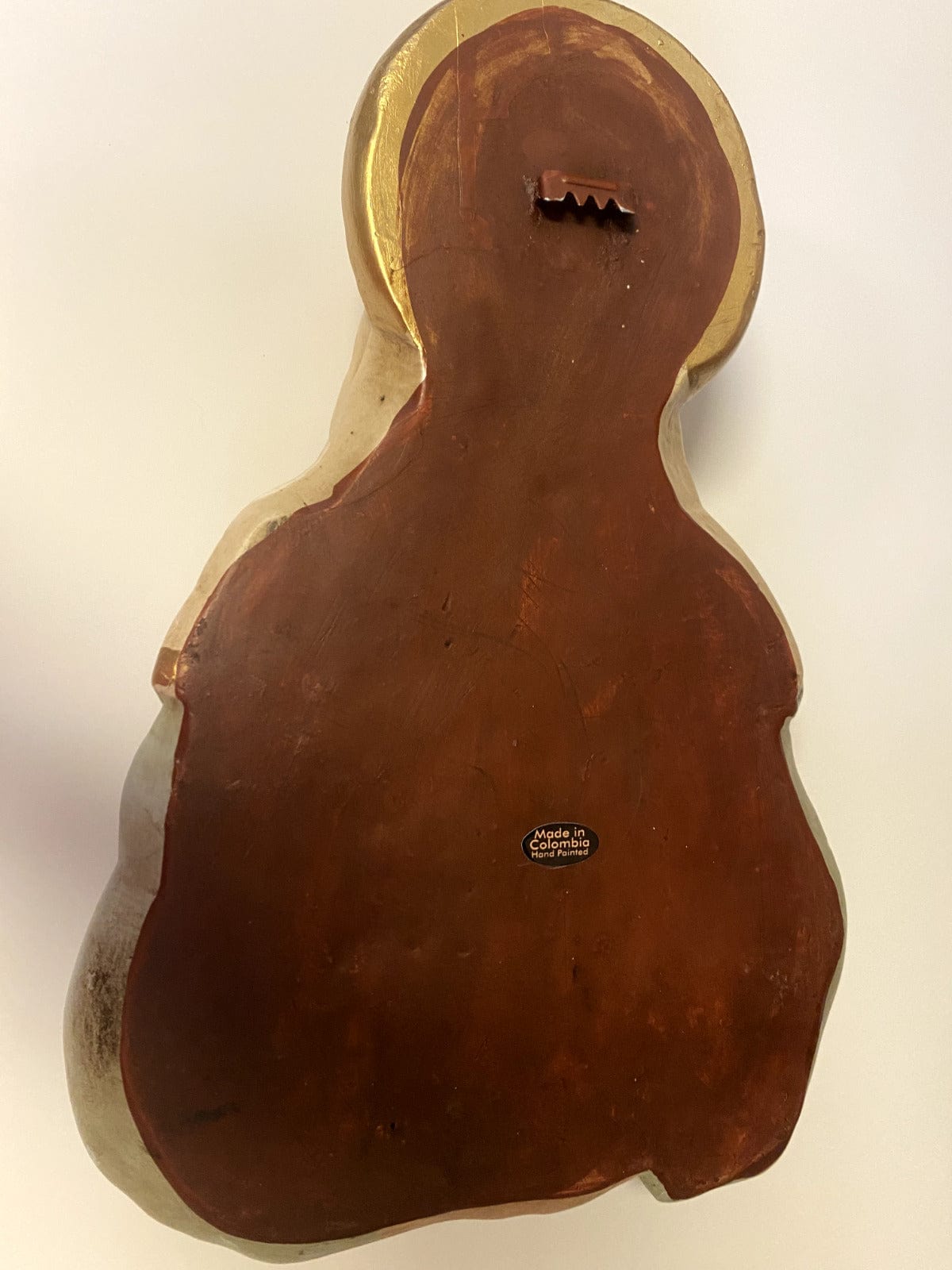 Immaculate Heart of Mary 13" Hand Painted Wall Plaque, New from Colombia - Bob and Penny Lord Journeys of Faith