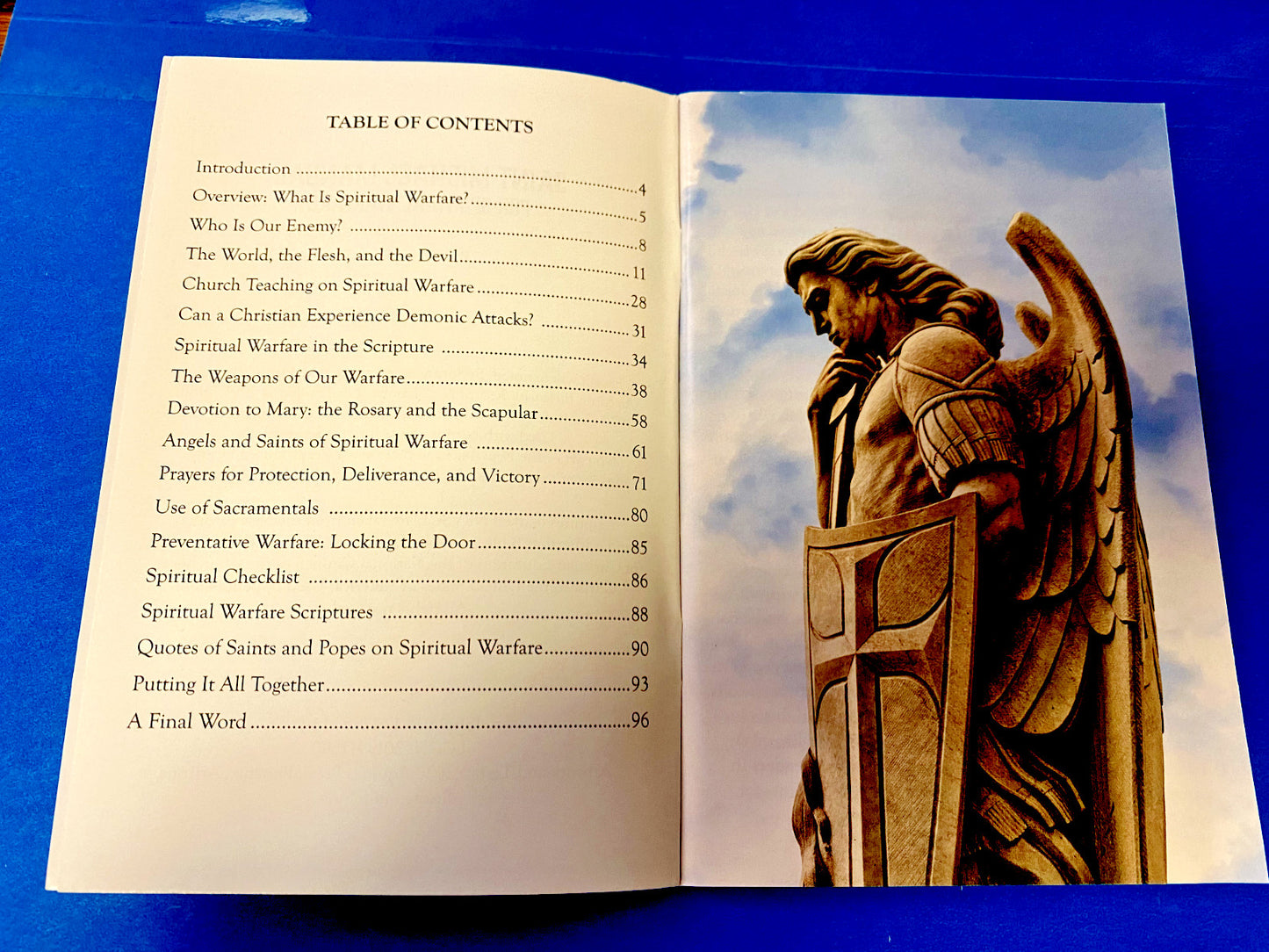 Saint Michael The Archangel Prayer Manual for Spiritual Warfare, New #AB-028-3 - Journeys of Faith
