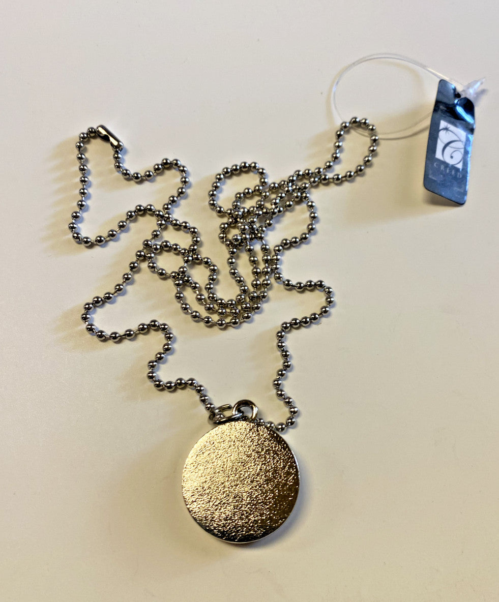 "For the Great Glory" AMDG Pendant Necklace, New #AB-063-2