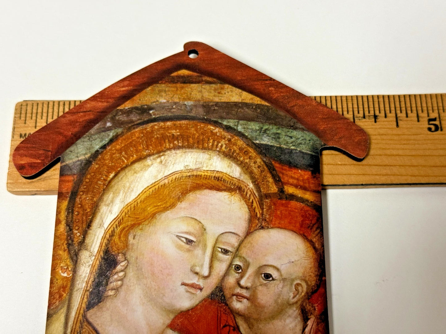 Our Lady of Good Counsel Wood 5" Image, New #Gftshp-216