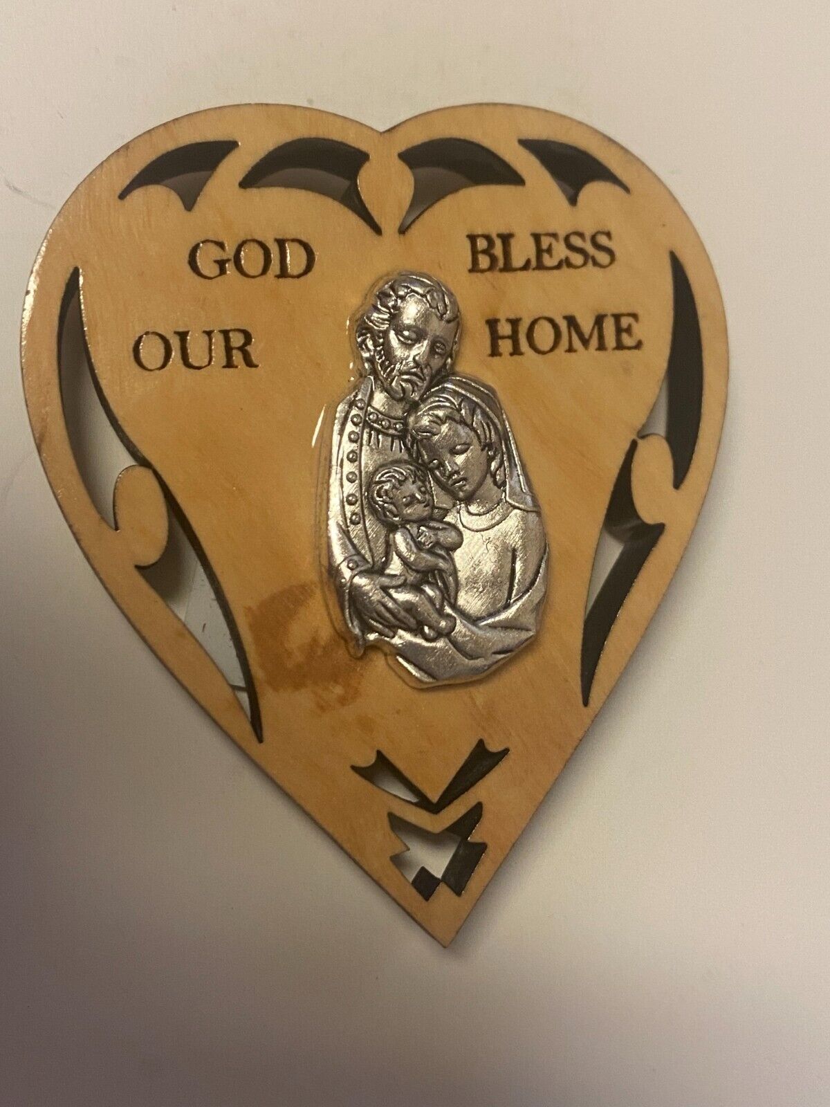 Our Lady of Guadalupe Olive Wood Magnet, New from Bethlehem - Bob and Penny Lord