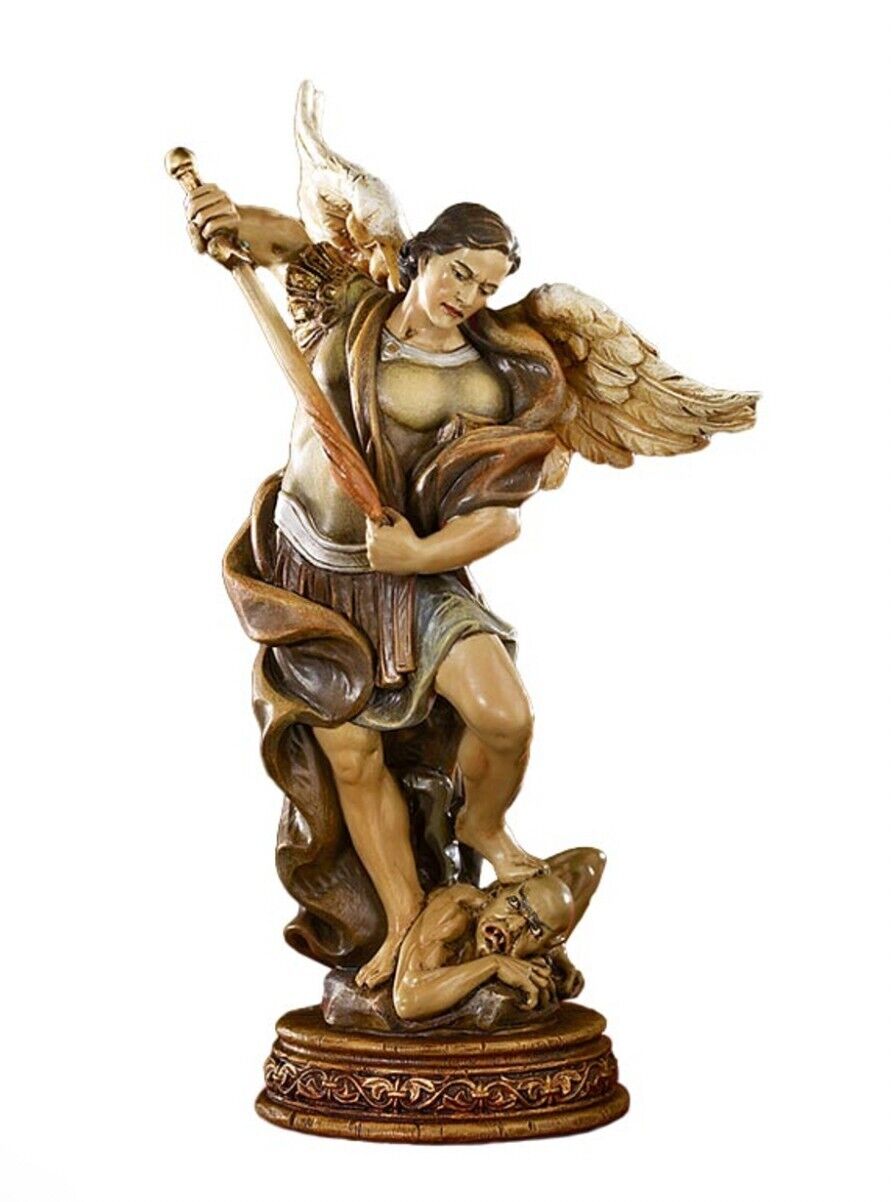 Saint Michael The Archangel 6.5" Statue, New #AB-205 - Journeys of Faith